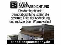 Canadian Spa Deluxe Whirlpool Isolierabdeckung grau 208 x 208 cm universell...