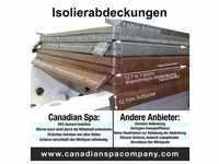 Canadian Spa Deluxe Whirlpool Isolierabdeckung braun 213 x 213 cm universell...