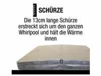 Canadian Spa Deluxe Whirlpool Isolierabdeckung grau 228 x 228 cm universell...