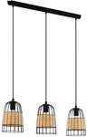 Eglo 3er Pendelleuchte Anwick natur 88 x 18 cm E27, max. 60 W