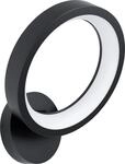 Eglo Connect LED Wandleuchte Marghera-Z schwarz 30,5 x 27 cm dimmbar