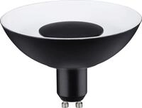 Paulmann LED Leuchtmittel Deko Reflektor GU10 4,9 W schwarz wei&szlig; dimmbar