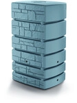 Prosperplast Regenwassertank Tower Stone grau 500 L mit Wasserhahn
