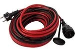 Verl&auml;ngerungskabel Au&szlig;en Safeline 10 m H05RR-F 3G1,5 mm&sup2;, rot schwarz