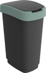 Rotho Swingeimer Twist 10 L schwarz misletoe green