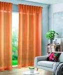 Neusser Collection Verdunklungsschal mit Gardinenband honig 135x245 cm