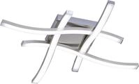 Reality Leuchten LED Deckenleuchte Route 4-flg., nickel matt