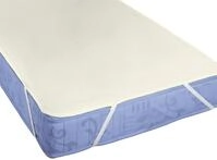 Biberna Molton Sleep & Protect Matratzenauflage, natur, 100 x 200 cm