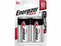 Energizer Max Alkaline Batterie Mono D 1,5 V, 2er Pack GLO699640351