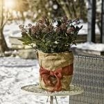 Windhager Jute-Wickelstreifen &Ouml;ko rot 10 cm x 25 m, rot