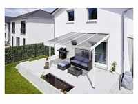 Gutta Premium Terrassendach 410,2 x 406 cm weiß PC bronce 16 mm