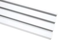 Gardinia Schiene f&uuml;r Fl&auml;chenvorhang Atlanta wei&szlig;, 160 cm, 3-l&auml;ufig