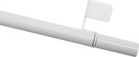 Gardinia Klemmstange Press & Go Filigrano Zylinder, wei&szlig;, 80 - 110 cm
