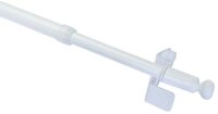 Gardinia Klemmstange Press & Go Filigrano Kugel, wei&szlig;, 80 - 110 cm