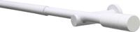 Gardinia Gardinenstangen-Set Kreta 1-Lauf &Oslash; 16-19 mm wei&szlig; 120 cm - 210 cm