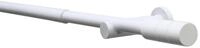 Gardinia Gardinenstangen-Set Kreta 1-Lauf &Oslash; 16-19 mm wei&szlig; 190 cm - 340 cm