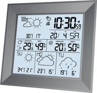 Technoline Wetterstation WD 2000 Direkt Wetter App, wei&szlig;