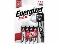Energizer Max Alkaline Batterie Micro AAA 1,5 V, 4er Pack GLO699101183