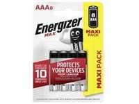Energizer Max Alkaline Batterie Micro AAA 1,5 V, 8er Pack