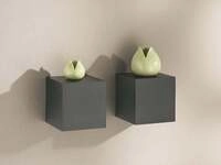 Dolle Wandregal Dado, Schwarz, 150 x 150 x 150 mm
