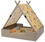 Muddy Buddy Sandkasten mit Zelt Dino Lover 140 x 120 x 140 cm