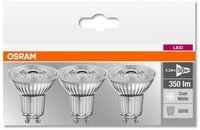 Osram LED Reflektor Base PAR 16 GU 10 - 4,3 W 3er Pack