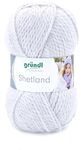 Gr&uuml;ndl Wolle Shetland 100 g hellgrau melange