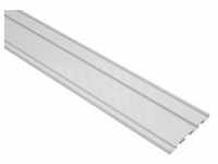 Gardinia Aluminium-Vorhangschiene 3-läufig, weiß, 150 cm