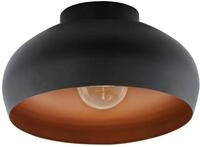 Eglo Deckenleuchte Mogano 2 schwarz kupfer &Oslash; 28 cm