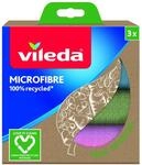 Vileda Microfasertuch Microfibre 100% Recycled 3 St&uuml;ck