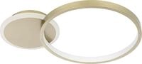 Eglo LED CCT Deckenleuchte Gafares wei&szlig;-gold 40,5 x 29 cm gold, wei&szlig;