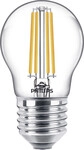 Philips LED-Leuchtmittel Filament Tropfenform P45 E27 6,5W warmwei&szlig;