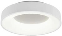 Trio LED Deckenleuchte Girona wei&szlig; dimmbar