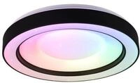 Reality LED Deckenleuchte Arco schwarz matt, Fernbedienung