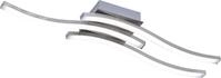 Reality Leuchten LED Deckenleuchte Route 3-flg., nickel matt