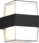 Reality Leuchten LED Au&szlig;en-Wandleuchte Molina anthrazit Up- & Downlight