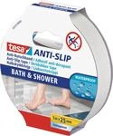 tesa Anti-Rutschband Bad & Dusche 5 m x 25 mm, transparent