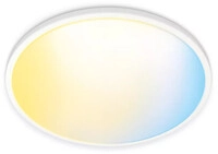 WIZ LED-Deckenleuchte SuperSlim 29 x 2 cm 16W warmwei&szlig; bis kaltwei&szlig; smart wei&szlig;