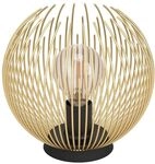 Eglo Tischleuchte Venezuela gold-schwarz &Oslash; 22,5 cm E27, max. 40 W