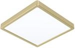 Eglo LED Deckenleuchte Fueva 5 messing 28,5 x 28,5 cm warmwei&szlig;