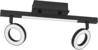 Eglo 2er LED Spot Cardillo 2 schwarz 38,5 x 8,5 cm