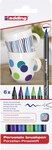 edding 4200 Porzellanpinselstift 6er Set Cool Colour