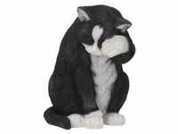 Dekofigur Katze schwarz 25 x 17,5 x 26,5 cm
