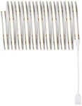 Paulmann MaxLED 500 Stripe-Basisset Set 3 m warmwei&szlig; Full-Line COB silber