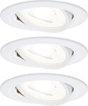 Paulmann LED Einbauleuchte Nova 3x6,5W schwenkbar wei&szlig; matt