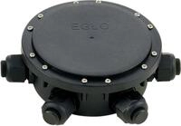 Eglo Au&szlig;enverkabelungsbox CONNECTOR BOX 4 Eing&auml;nge schwarz