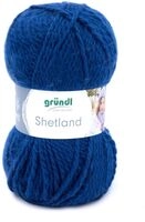 Gr&uuml;ndl Wolle Shetland 100 g blau