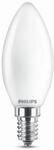 Philips LED-Leuchtmittel Filament Kerzenform B35 E14 2,2W warmwei&szlig; matt