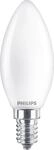 Philips LED-Leuchtmittel Filament Kerzenform B35 E14 4,3W warmwei&szlig; matt