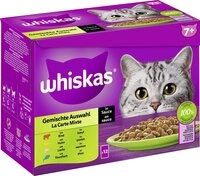 Whiskas Multipack Senior 7+ gemischte Auswahl in Sauce Katzenfutter 12 x 85 g Whiskas Multipack Senior 7+ gemischte Auswahl in Sauce Katzenfutter 12 x 85 g